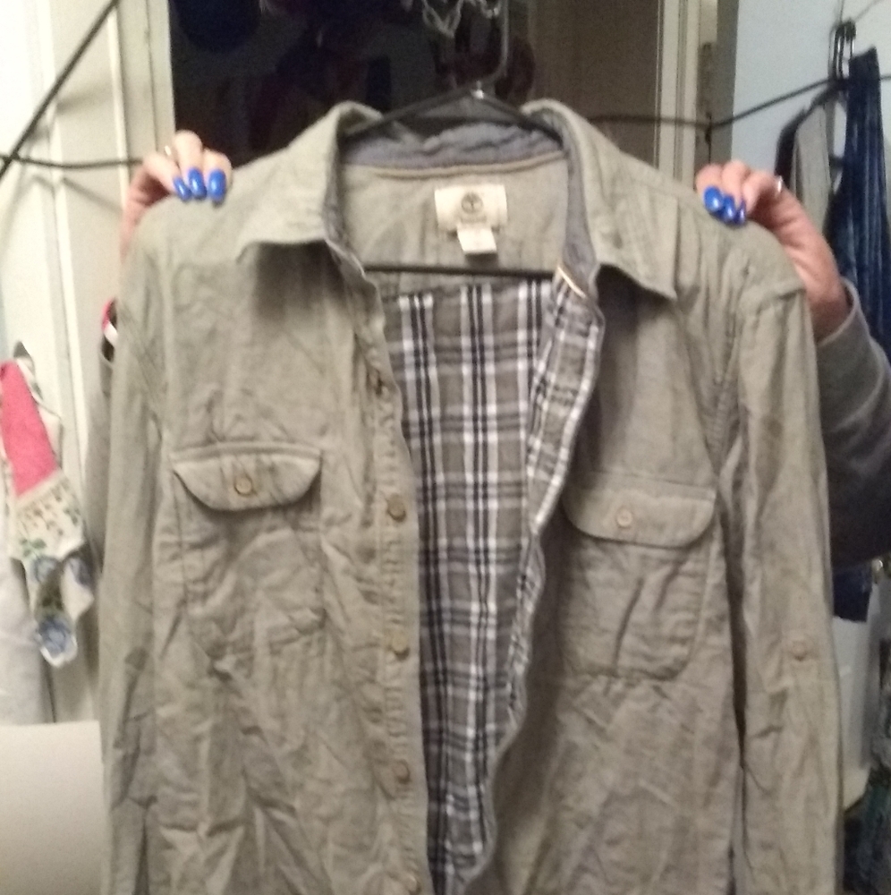 Timberland man's button down shirt